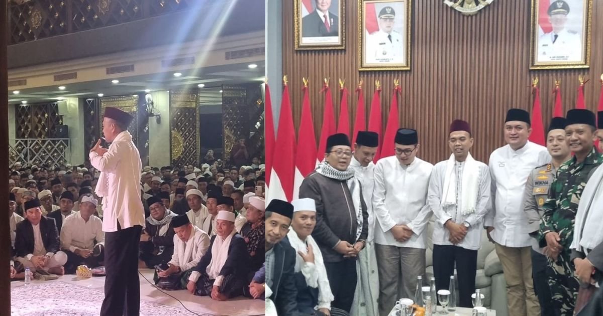 Ustadz Abdul Somad Ceramah di Masjid Nurul Wathon Cibinong: Bertemu Sahabat Lama