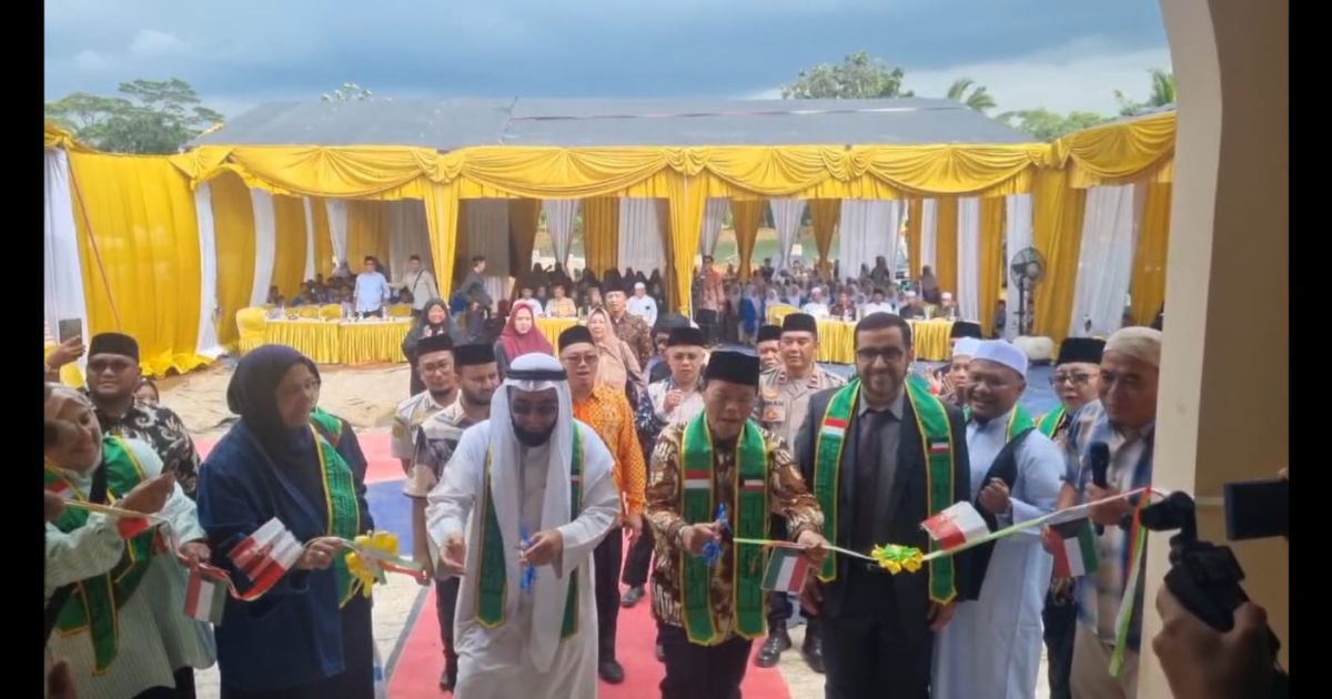 Masjid Abdurrahman Ahmad Al Houli Diresmikan di Kawasan Kampung Yatim Gunung Putri