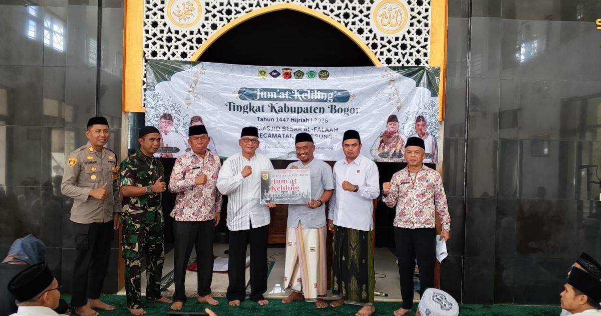 Pemkab Bogor Salurkan Dana Hibah Rp.100 Juta Jadikan Masjid Al Fallah Lewat Program Jumling
