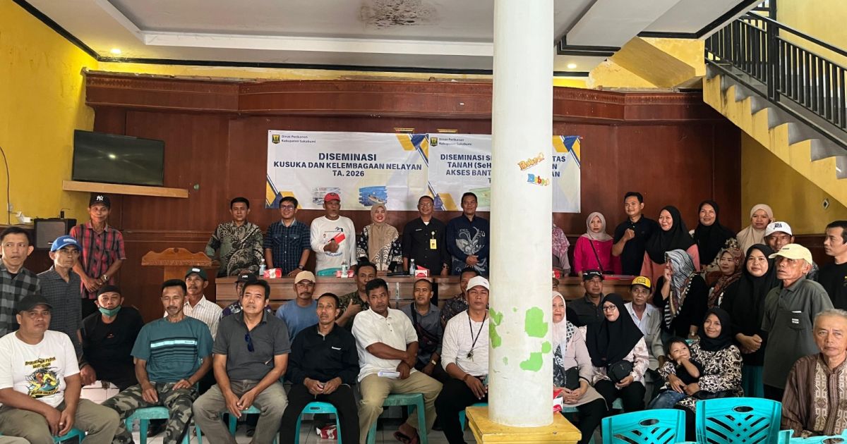 Program lintas instansi Dinas Perikanan Kabupaten Sukabumi Berikan Kemudahan Bagi Para Nelayan SeHAT