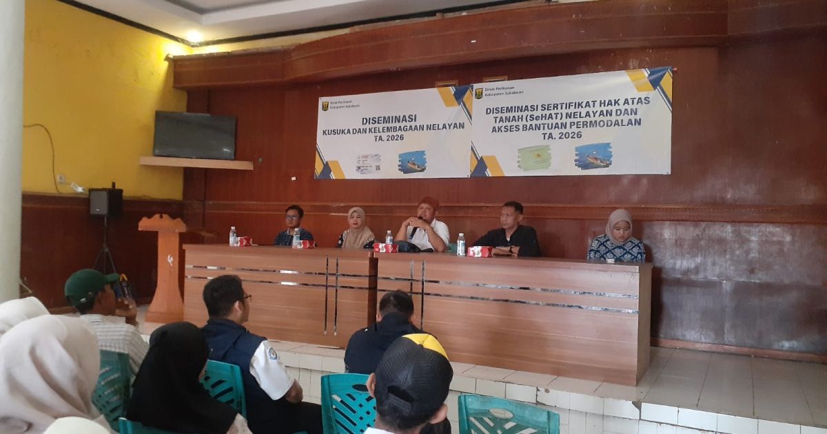 BRI Unit Cisolok Apresiasi Dinas Perikanan Kabupaten Sukabumi Gagas Program SeHAT dan Kartu Kusuka Sasar Nelayan