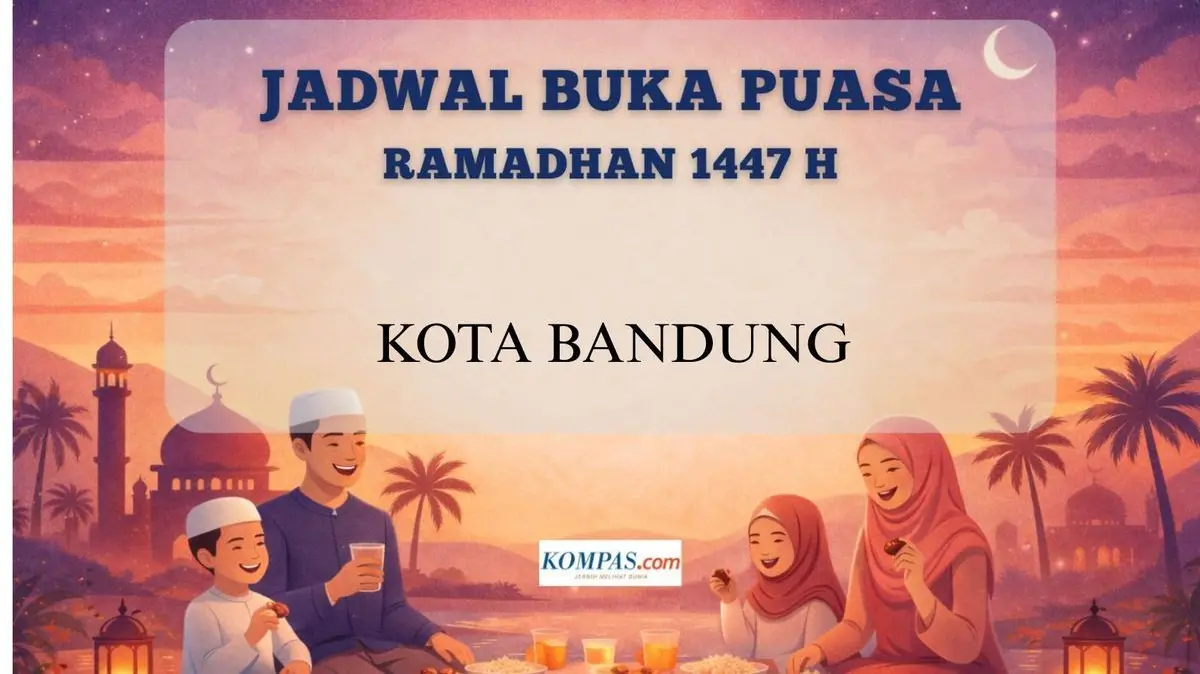 Buka Puasa Bandung 5 Maret 2026: Cek Waktu Magrib 15 Ramadan