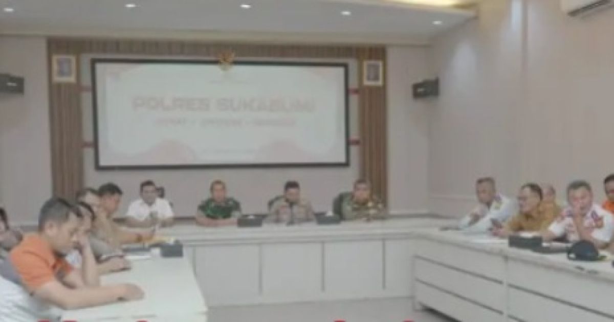 Dinas PU Sukabumi Hadir di Rakor Mudik Aman 2026 Bersama Polres