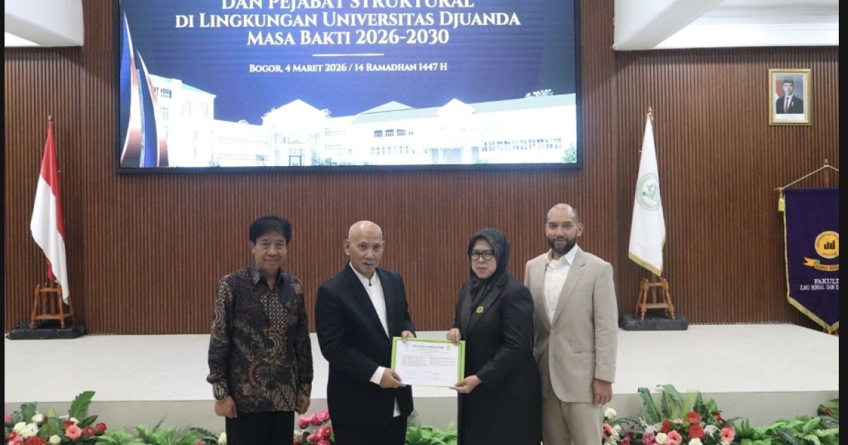 Pelantikan Rektor dan Pejabat Struktural UNIDA Masa Bakti 2026–2030.