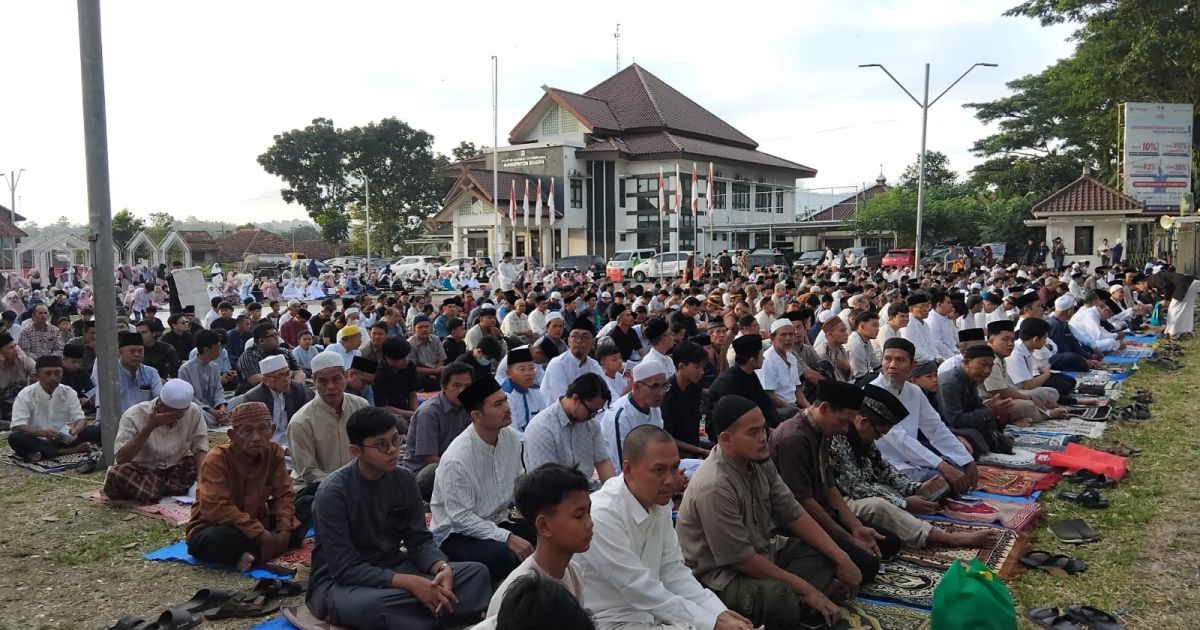 Muhammadiyah Gelar Sholat Idul Fitri 1447 H di Alun-Alun Leuwiliang.