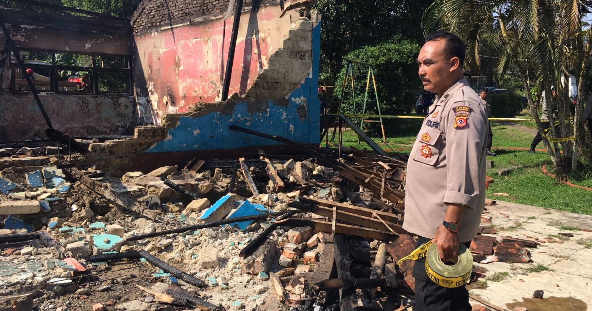 Sekolah TK di Warungkiara Dilalap Api, Kerugian Capai Ratusan Juta Rupiah.