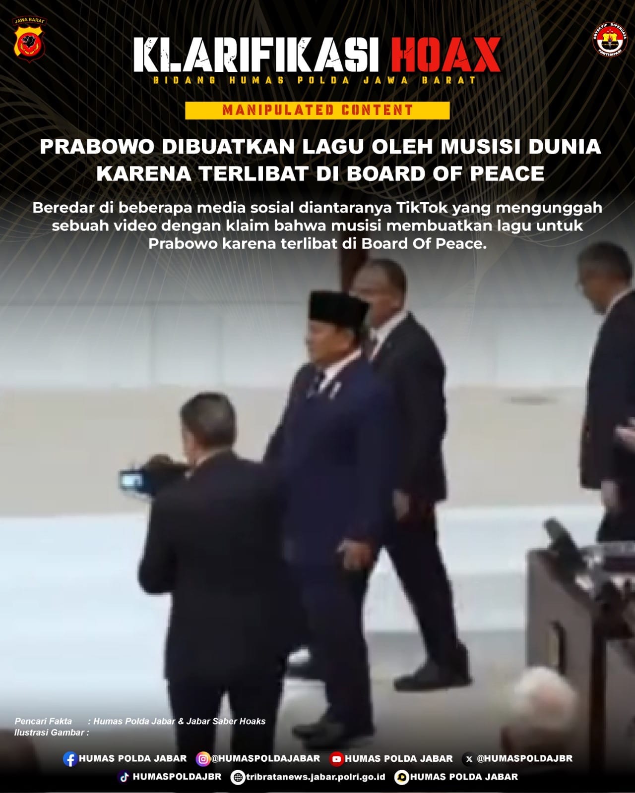 Fakta di Balik Klaim Lagu Dunia untuk Prabowo: Telusur Jejak Digital Konten Viral