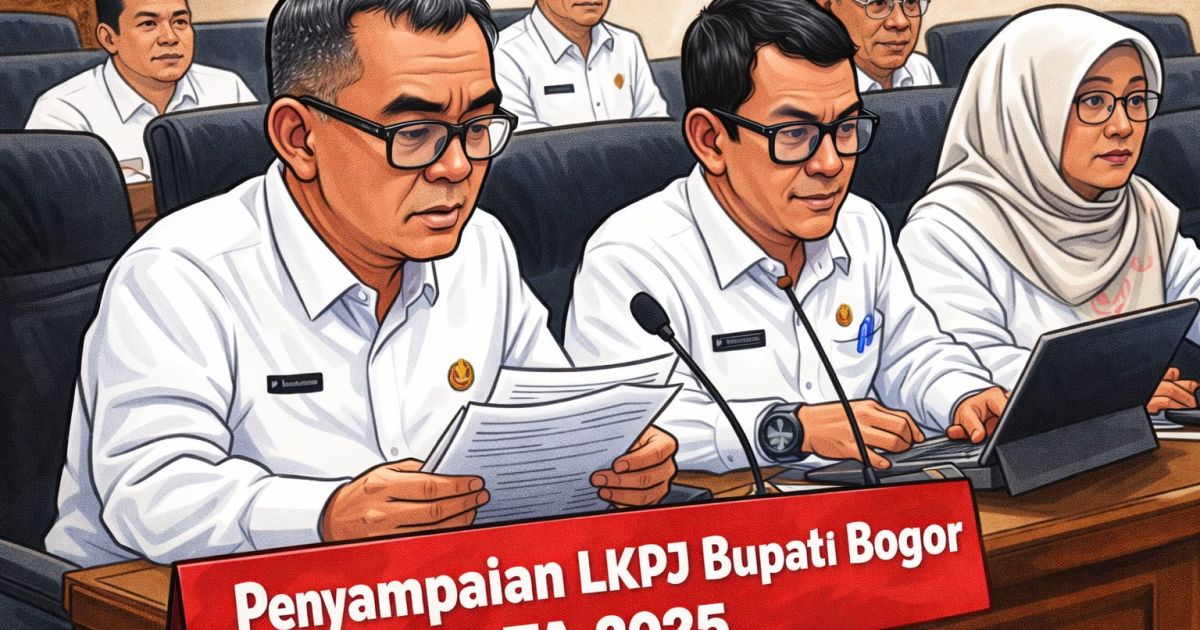 Sekda Kabupaten Bogor Sampaikan Ekspose LKPJ Bupati TA 2025 di DPRD.