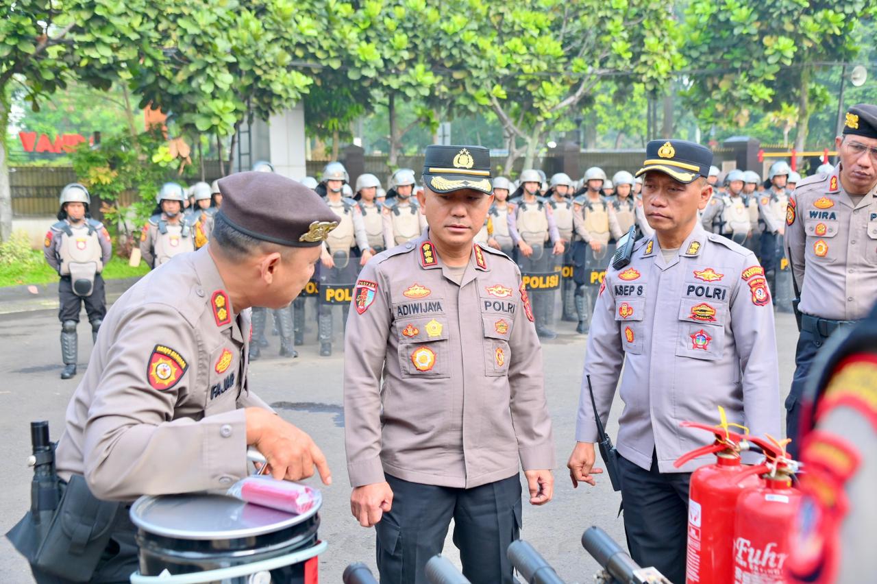 Simulasi Skala Besar Pengamanan May Day Digelar Polrestabes Bandung, Kesiapan Pasukan Diuji
