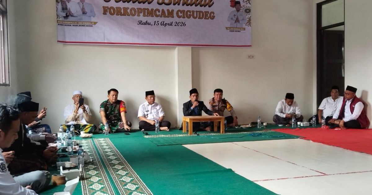Forkopimcam Cigudeg Hadiri Halal Bihalal dan Pengajian MUI Kecamatan Cigudeg.