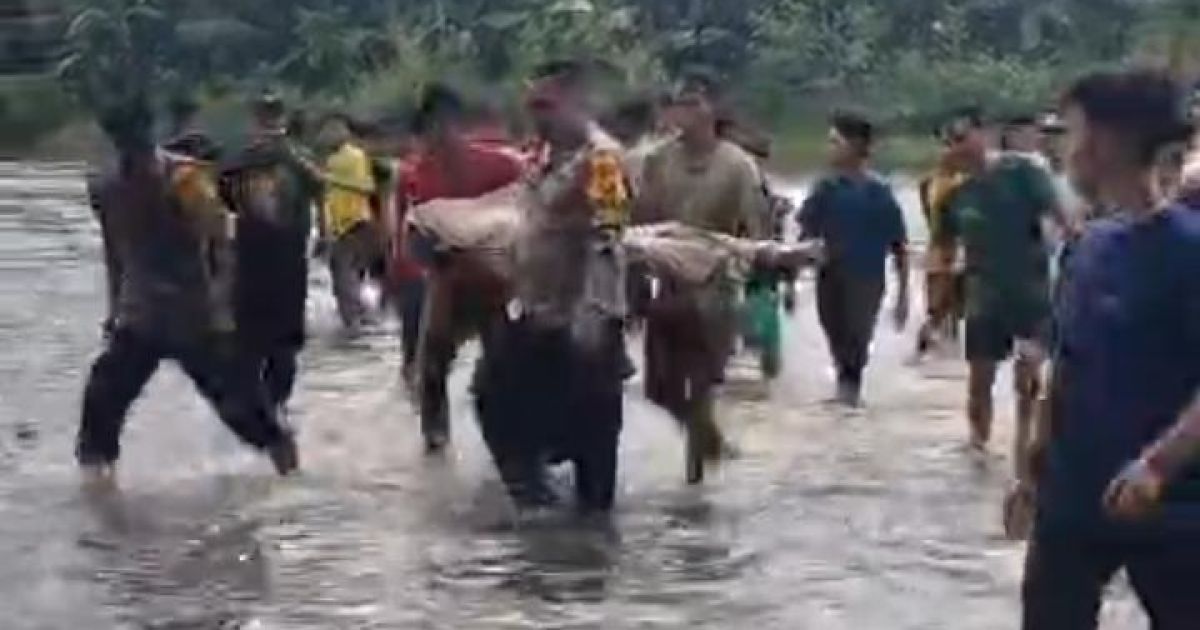 Penemuan Jasad Lansia di Sungai Cidurian Bogor Barat Gegerkan Warga Jasinga