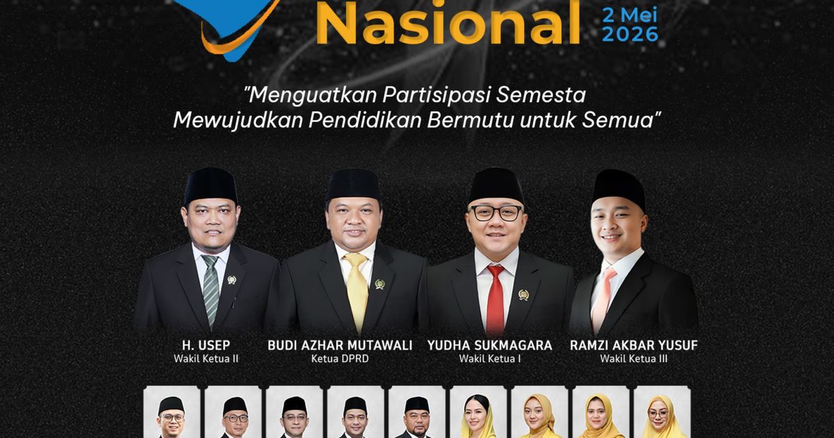 Hardiknas 2026, DPRD Sukabumi Tegaskan Komitmen Pendidikan Inklusif dan Berkelanjutan