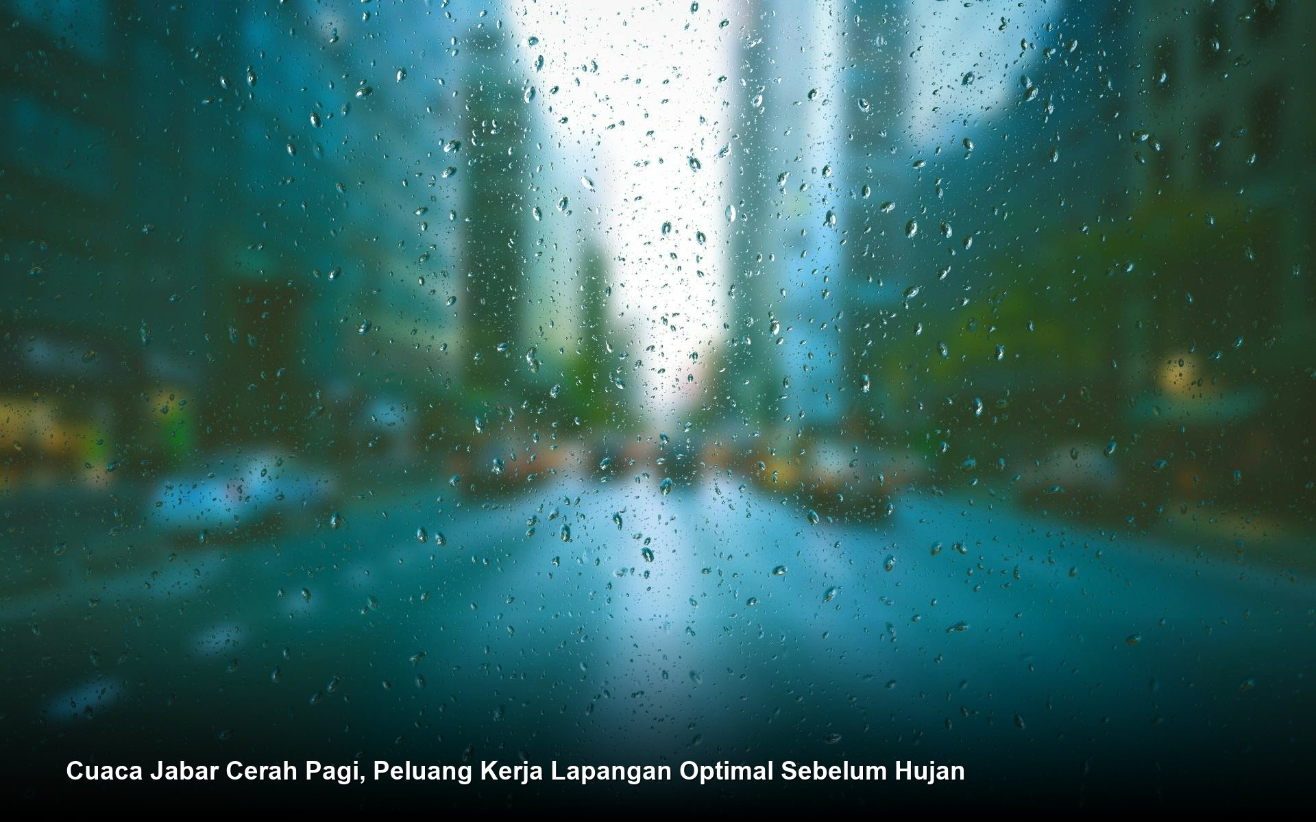 Cuaca Jabar Cerah Pagi, Peluang Kerja Lapangan Optimal Sebelum Hujan