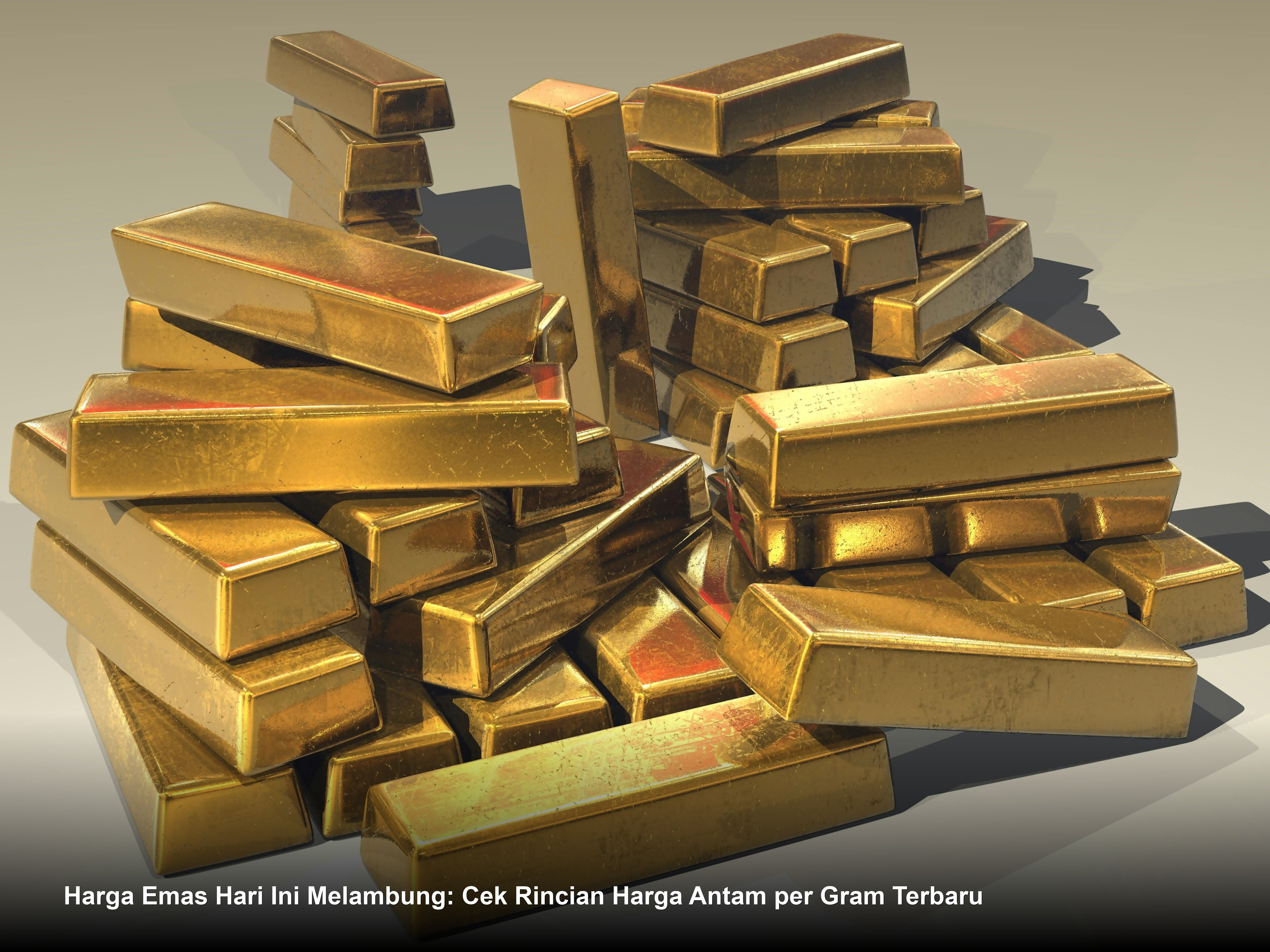 Harga Emas Hari Ini Melambung: Cek Rincian Harga Antam per Gram Terbaru