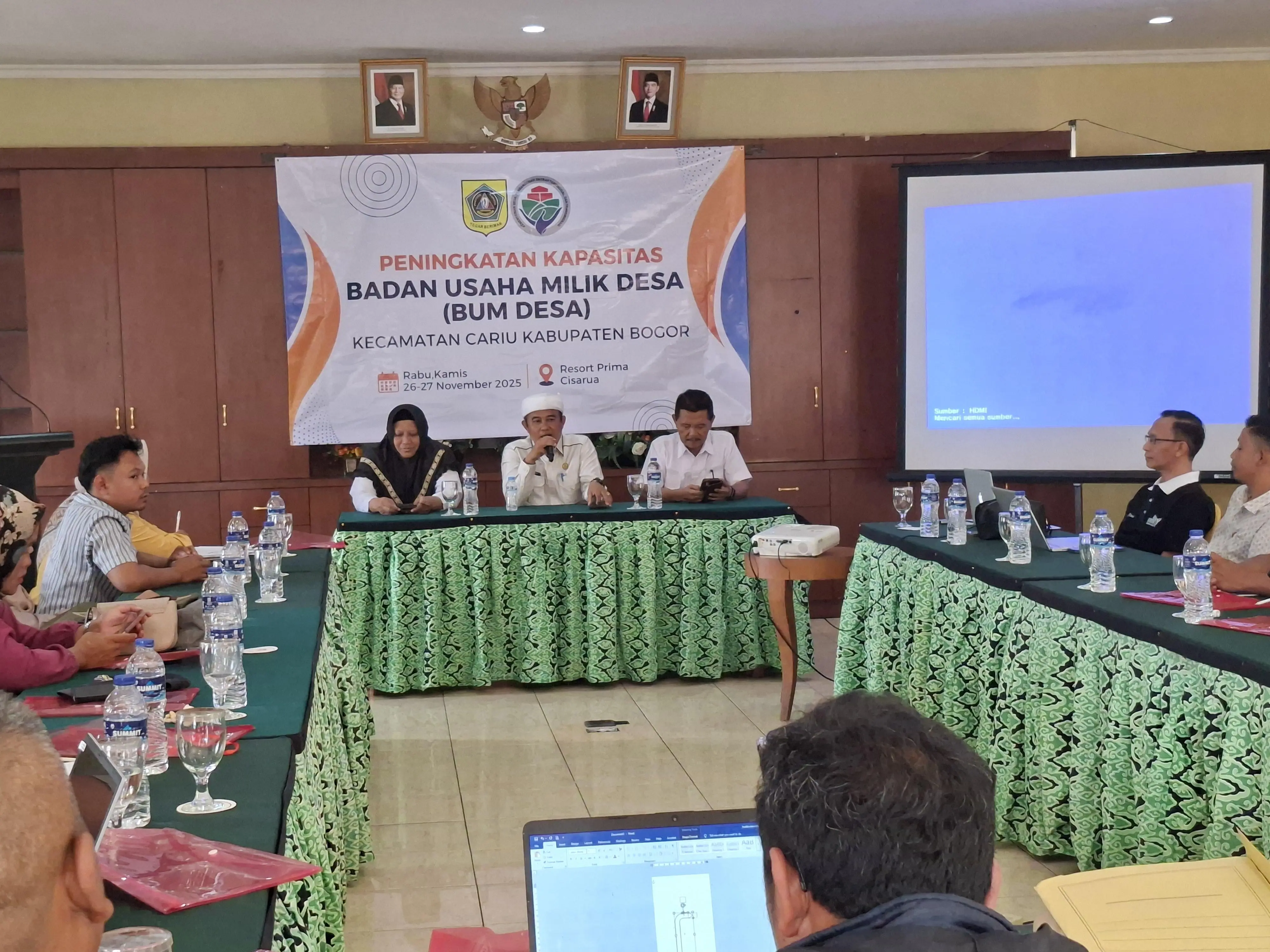 Fokus Ketahanan Pangan, BUMDesa Cariu Diharap PLT Camat Jadi Motor Kesejahteraan Desa