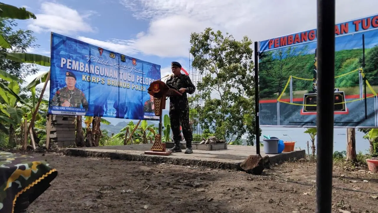 Jejak Sejarah Brimob Terukir di Palabuhanratu: Irjen Reza Letakkan Batu Pertama Tugu Pelopor