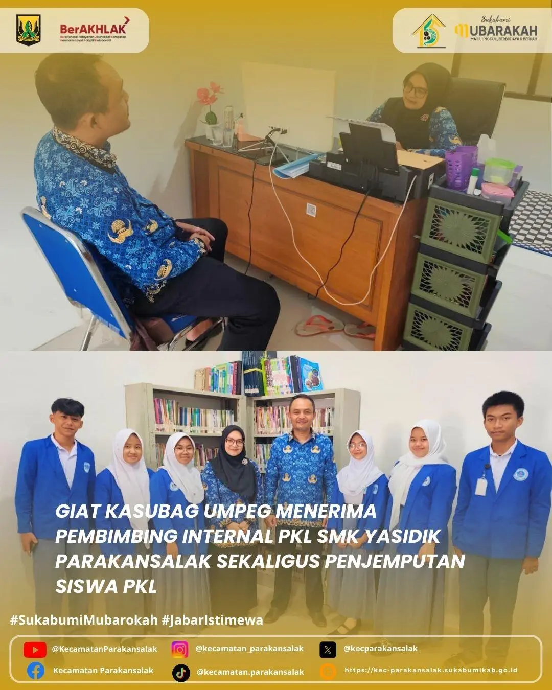 Salam Sukabumi Mubarokah, Kecamatan Parakansalak Dukung Kreativitas Desa dan Perencanaan Pembangunan